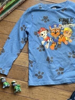 Paw Patrol Long Sleeve Tee Size 6 Marshall Chase Rubble